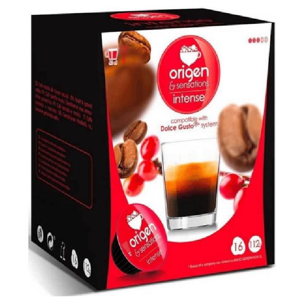 Dosettes Café Intense Origen 16 unités