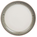 Assiette Dessert Kasa en Porcelaine Blanche Côtelé 20cm
