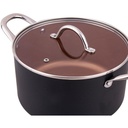 Faitout Antiadhésif Effet Cuivre Kasa 24cm