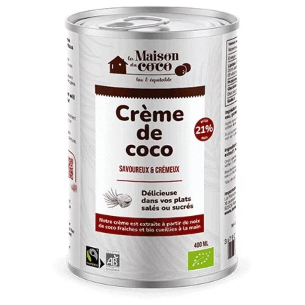[722575] Crème de Coco 21% de Matière Grasse Maison du Coco 400ml