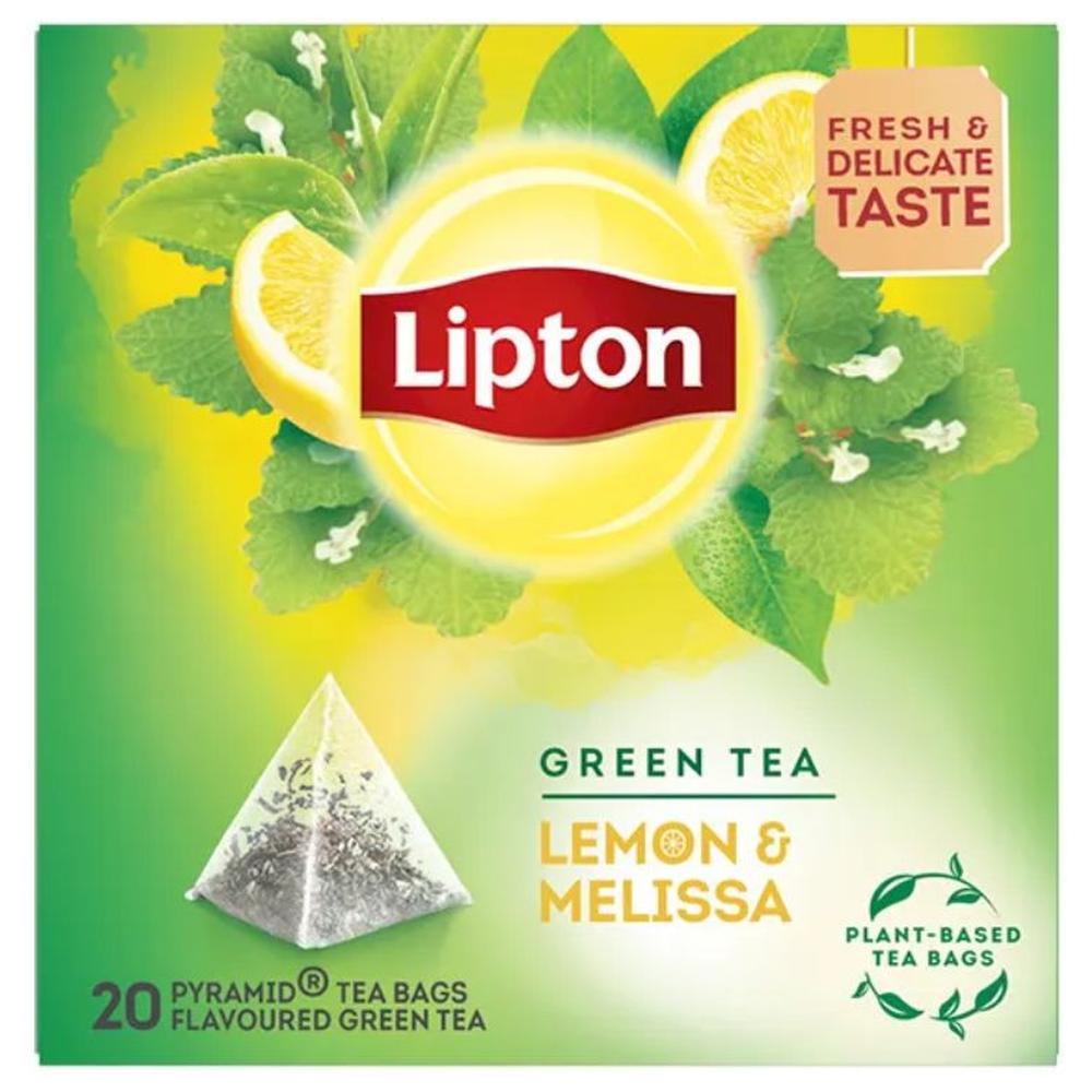 Thé Vert Citron en Sachets Lipton 20 unités