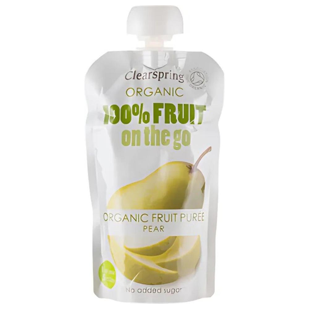 [722508] Purée de Fruits 100% Poire Clearspring 120g