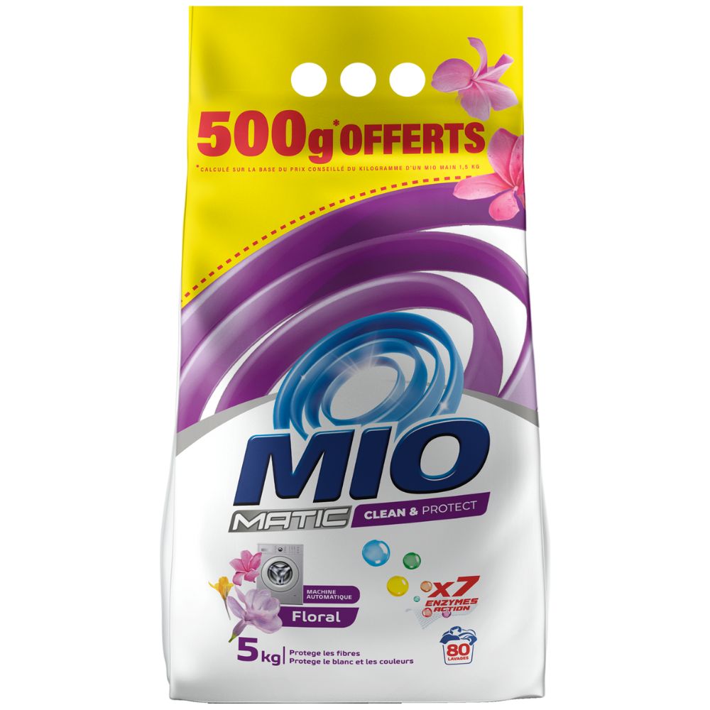 [482576] Détergent Lessive Poudre Machine Mio 5kg.