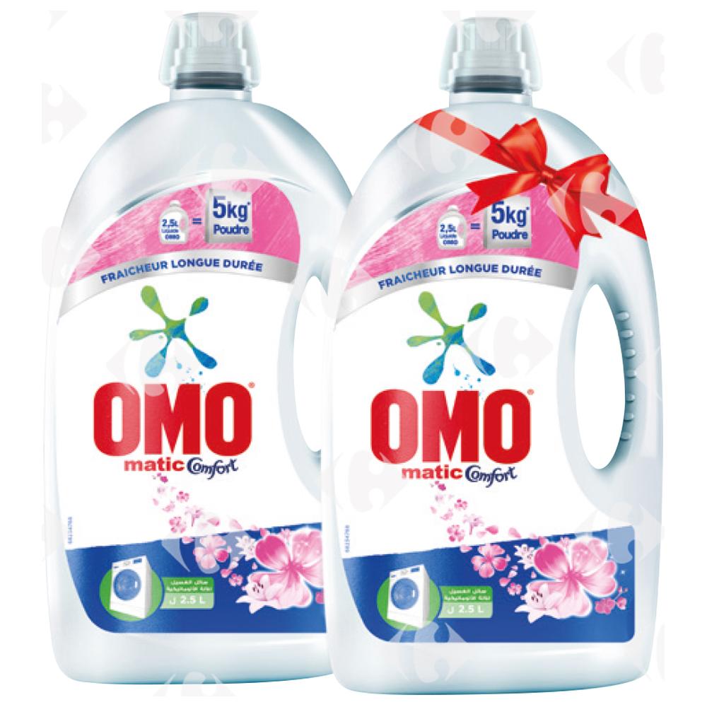 [653648] Lot 2 Lessives Liquides OMO Comfort 2,5L