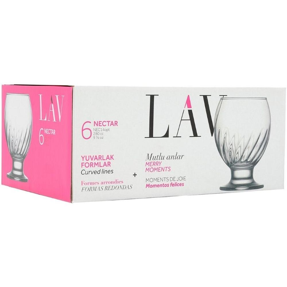 Pack de 6 Verres Nectar Lav 28cl