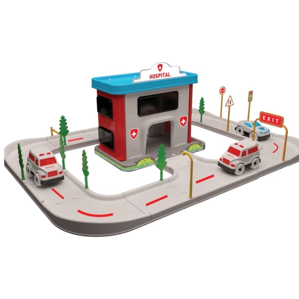 [630608] Jeu Circuit de la Gare de l'Hôpital de la Ville d'Uçar 46 pièces