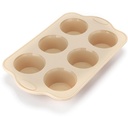 Moule en Silicone pour 6 Muffins Chef Kasa 4x32x18cm