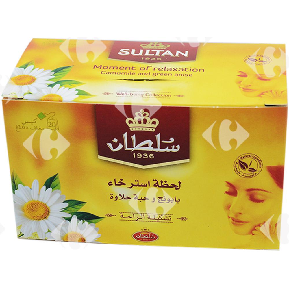 [182389] Infusions en Sachets Camomille Anis Sultan 20 sachets