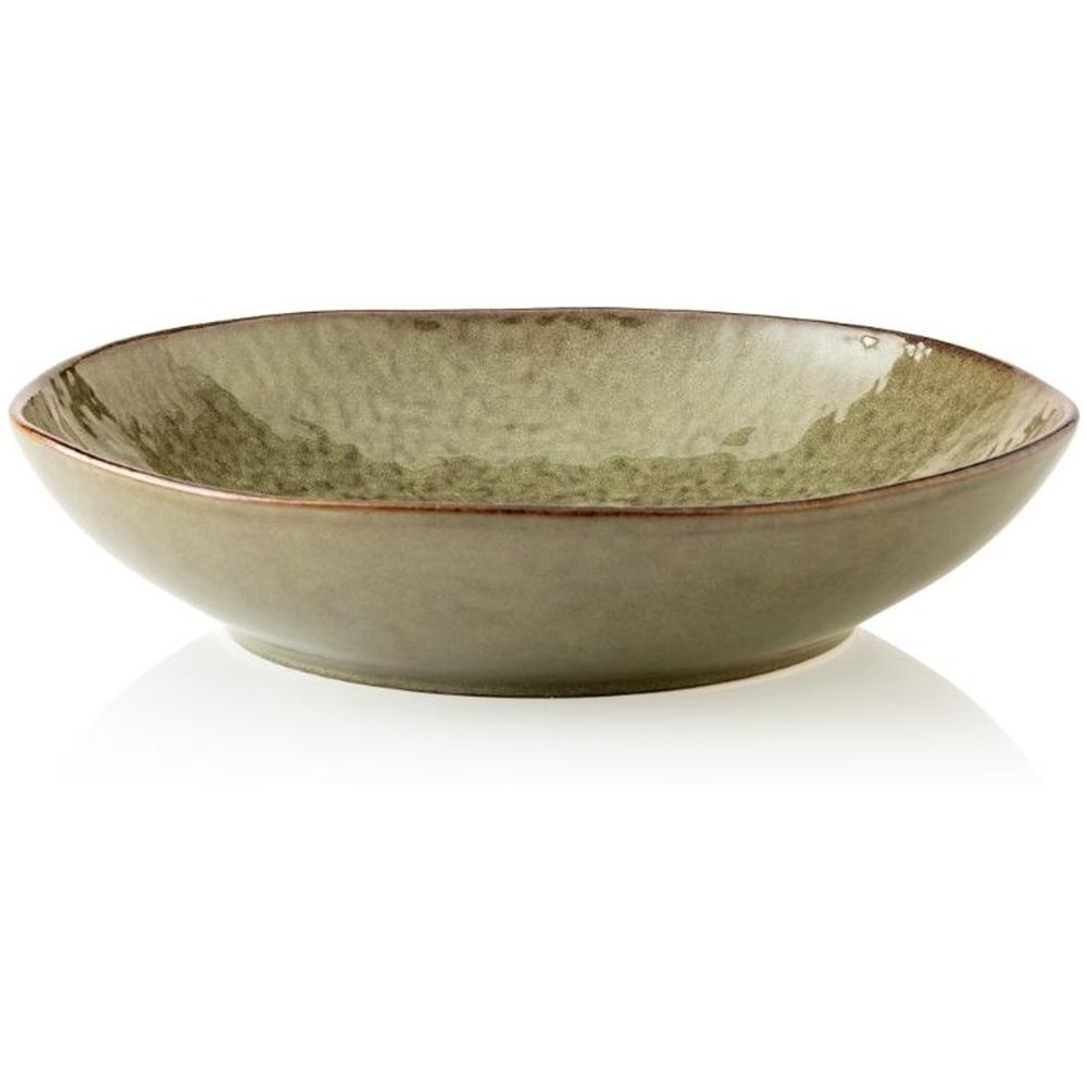 [716872] Saladier en Porcelaine Vert Réactif Kasa 27cm