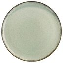 Assiette Plate en Porcelaine Vert Mood 19cm