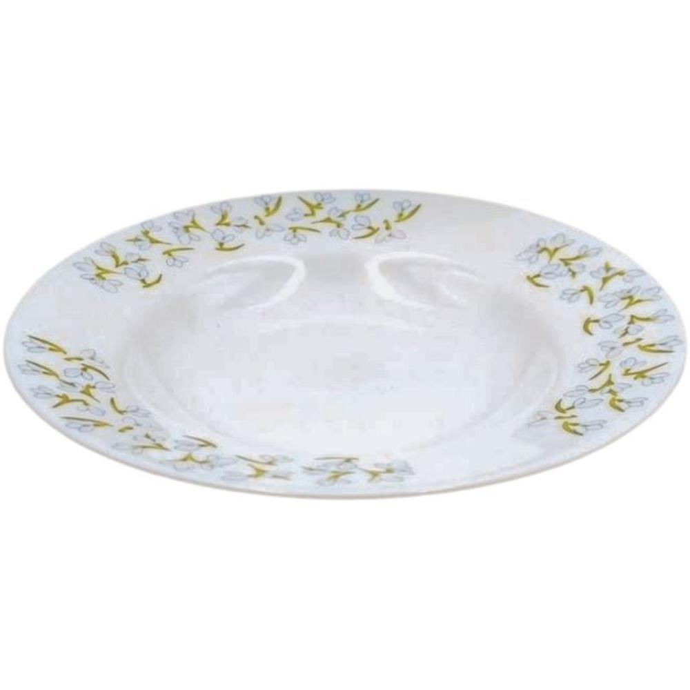 Assiette Creuse Porcelaine Blanche Pearl 22,5cm