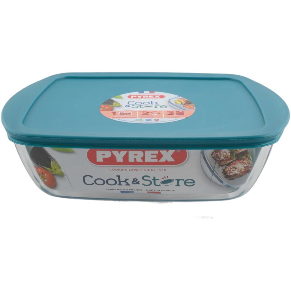 Plat Rectangulaire avec Couvercle Pyrex 23x15cm