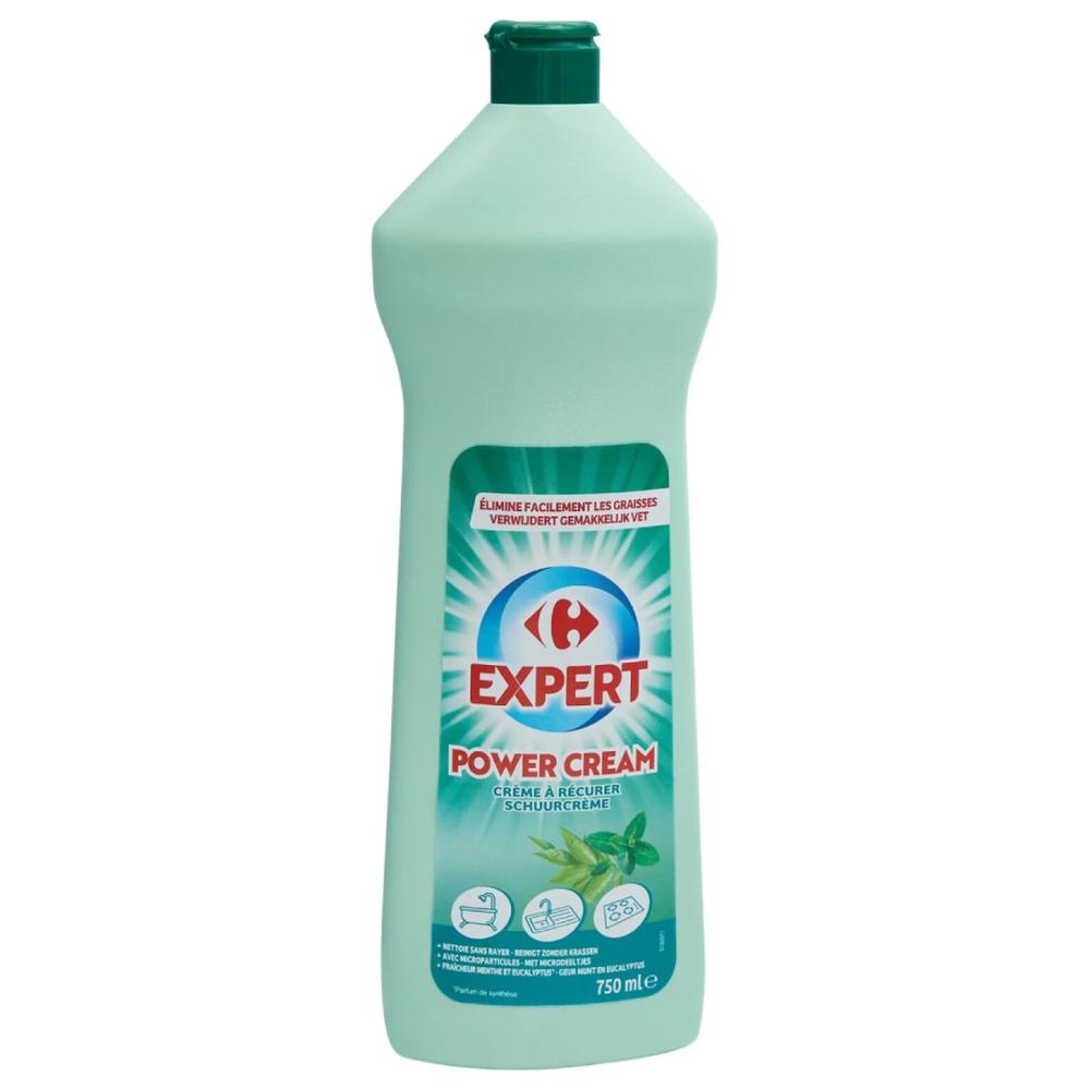 [185111] Crème à Récurer Menthe Eucalyptus Carrefour Expert 750ml