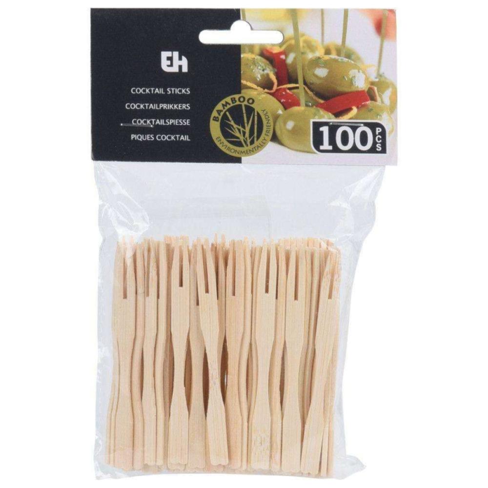 [684061] Pic à Cocktail Bamboo Koop 100 unités.