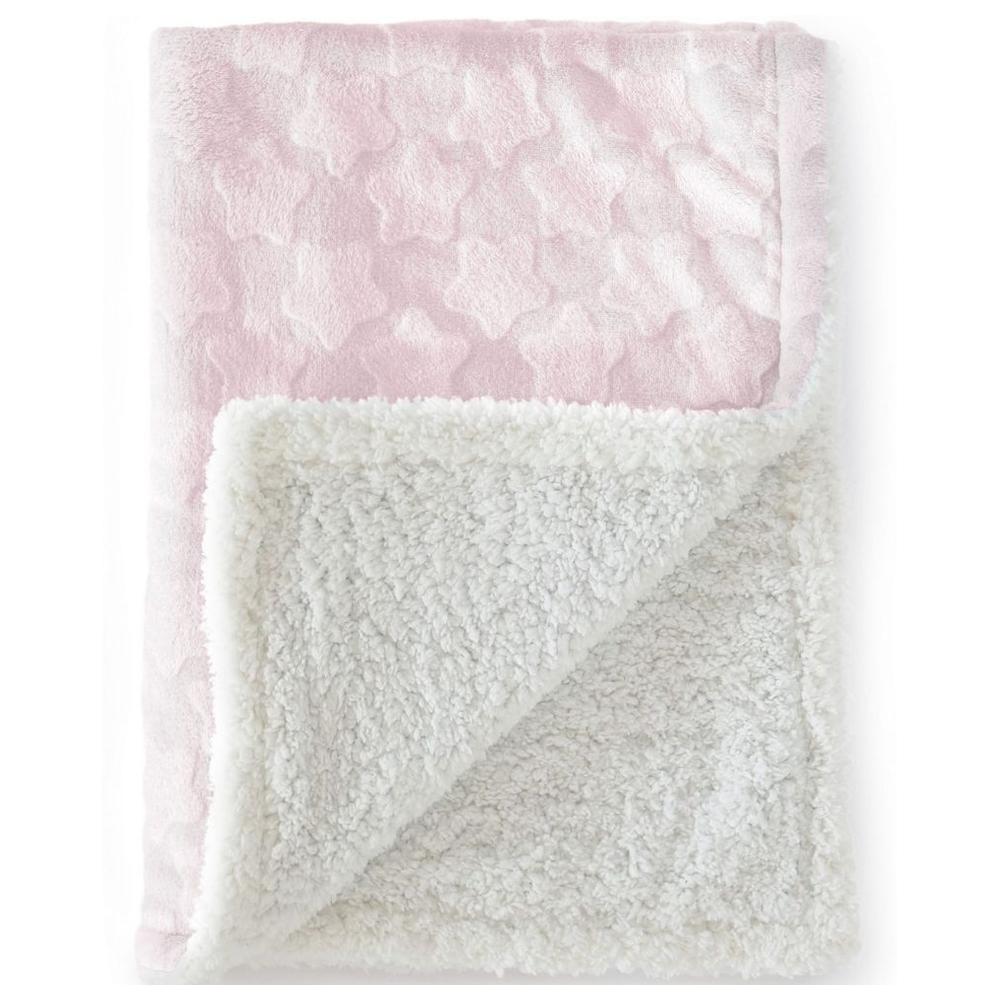 [685491] Couverture Estrel Rose de Naf Naf 80x110 cm
