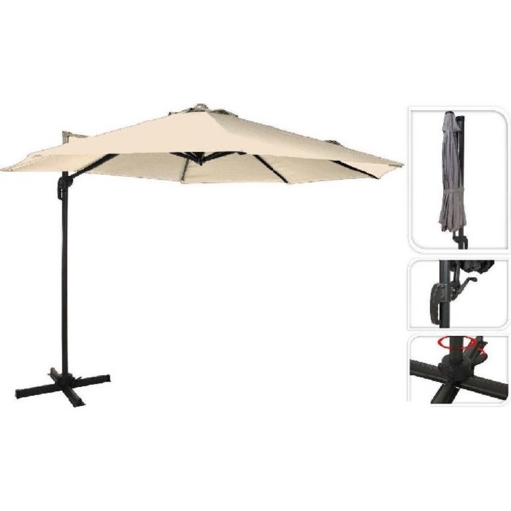 [679756] Parasol Crème Roma 300 cm