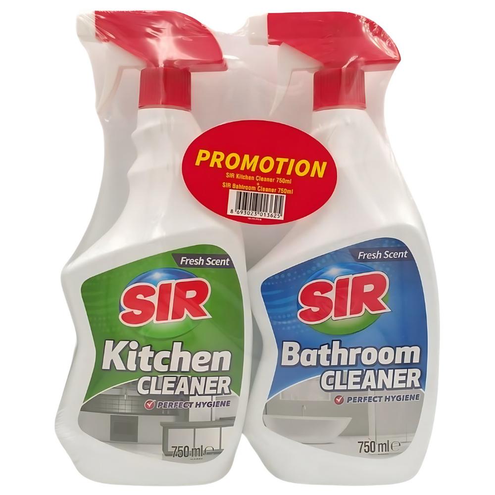 [673946] Lot 2 Nettoyants Antibactériens Bain-Cuisine SIR 750ml