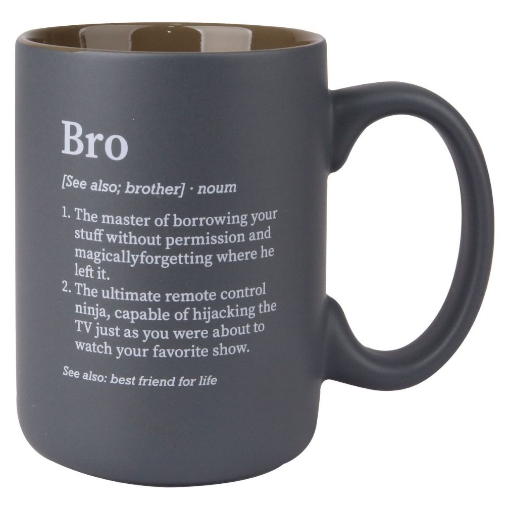 [730459] Mug Kasa en Porcelaine Grise Bro 50cl