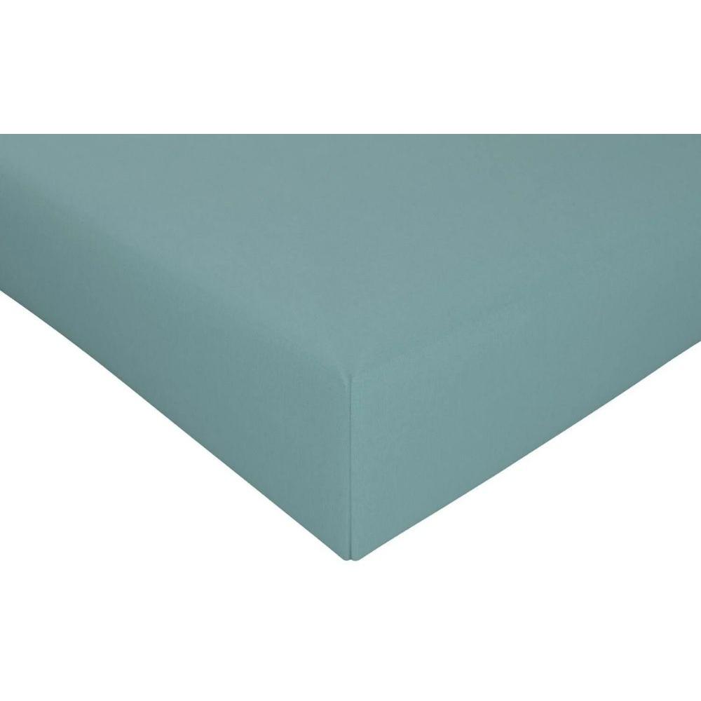 Drap Housse Percal Sarcelle Tex Home 140x200 cm