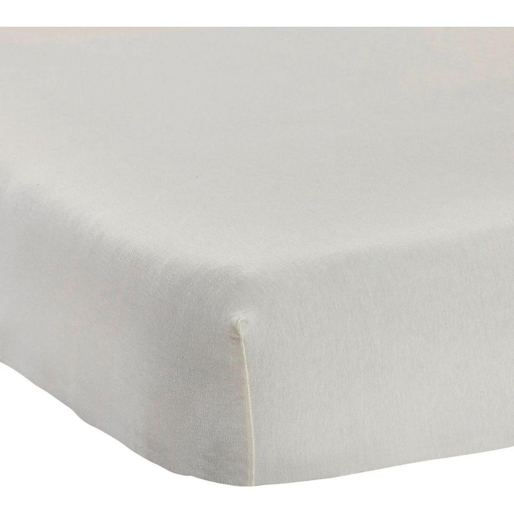[690359] Drap Housse Jersy Ecru Tex Home 160x200 cm