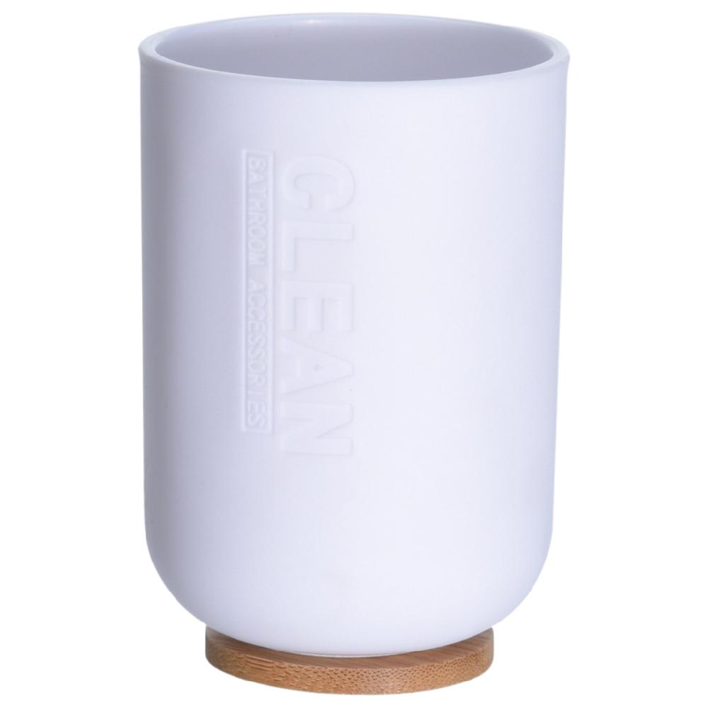 [695304] Mug en plastique Blanc 7cmx11cm.