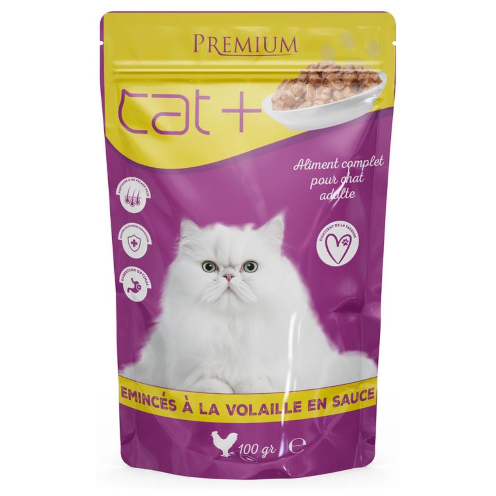Pochon Volaille en Sauce pour Chat Cat Plus 100g
