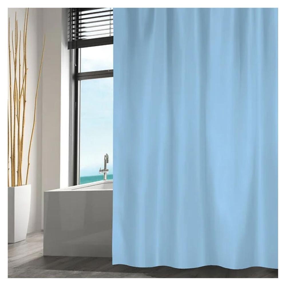 Rideau de Douche Bleu Ciel MSV 180x200cm