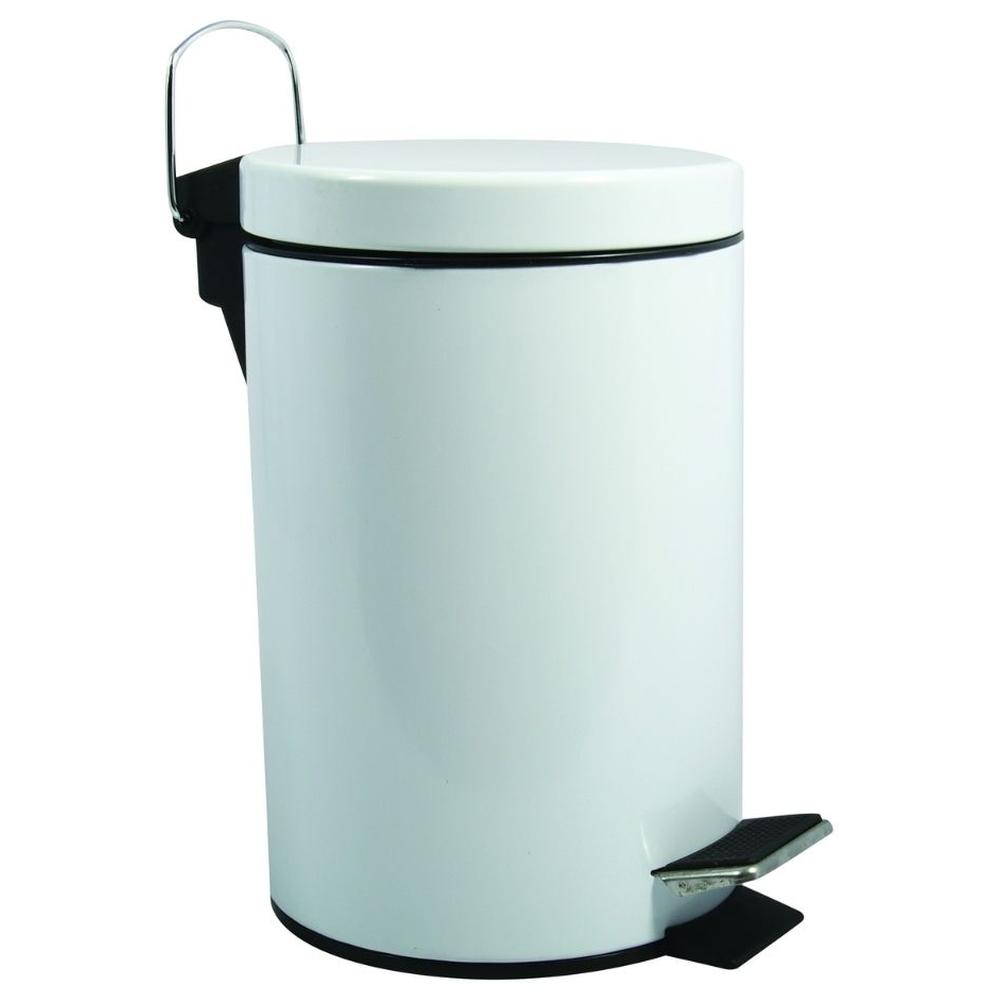 Poubelle à Pédale Osaki Blanche MSV 3L