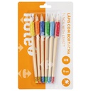 Set de 6 Crayons HB à Gomme et Grip Note