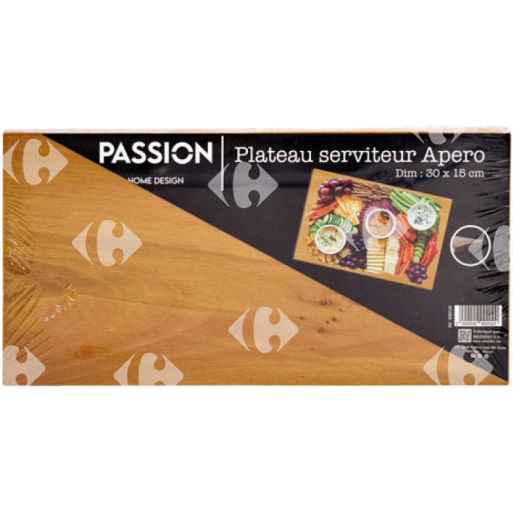 Plateau Serviteur Apero 30x15x2cm