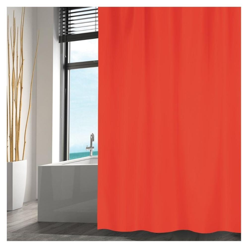 [716578] Rideau de Douche Rouge MSV 180x200cm