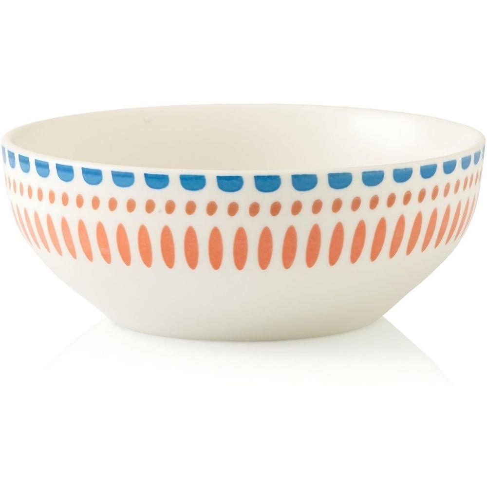 [716750] Bol en Porcelaine Nautique Caraïbes Brique Kasa 16 cm