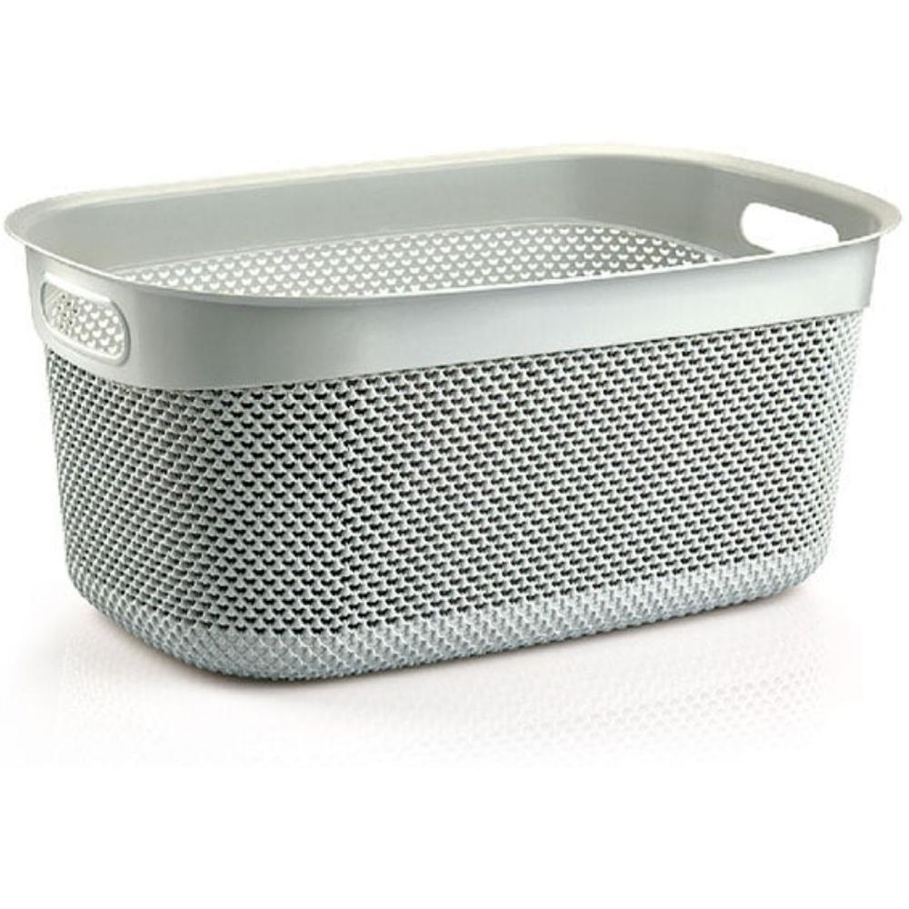 [680558] Panier à Linge en Plastique 35x55x25cm 33L