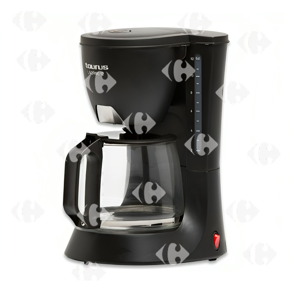 Cafetière à Filtre Noir Livorno Taurus 12 unités
