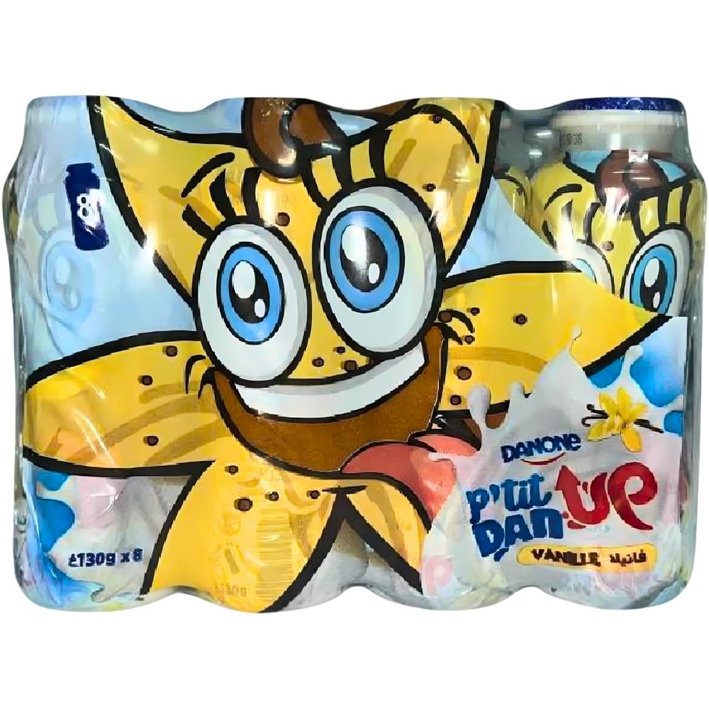 Pack Yaourt à Boire Petit Danup Vanille Danone 130g 8 unités