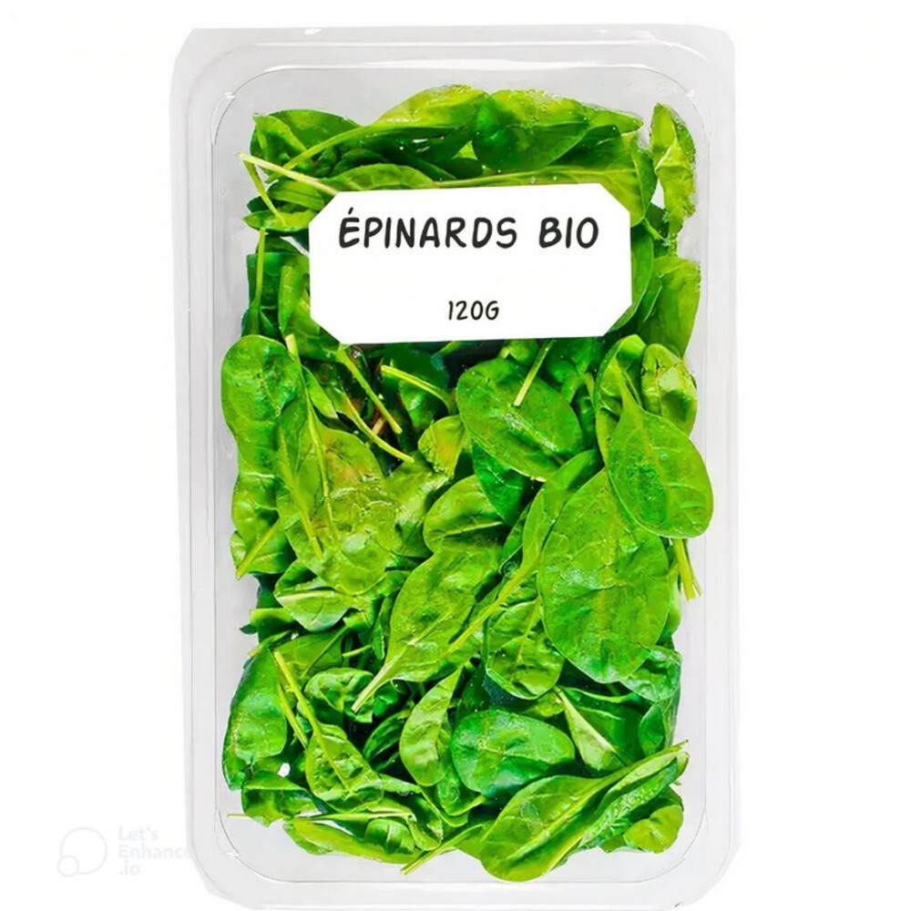 Épinards Bio en Barquette 120g