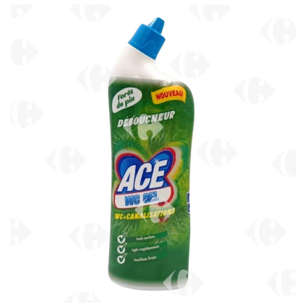 Gel WC Déboucheur Ace 750ml.