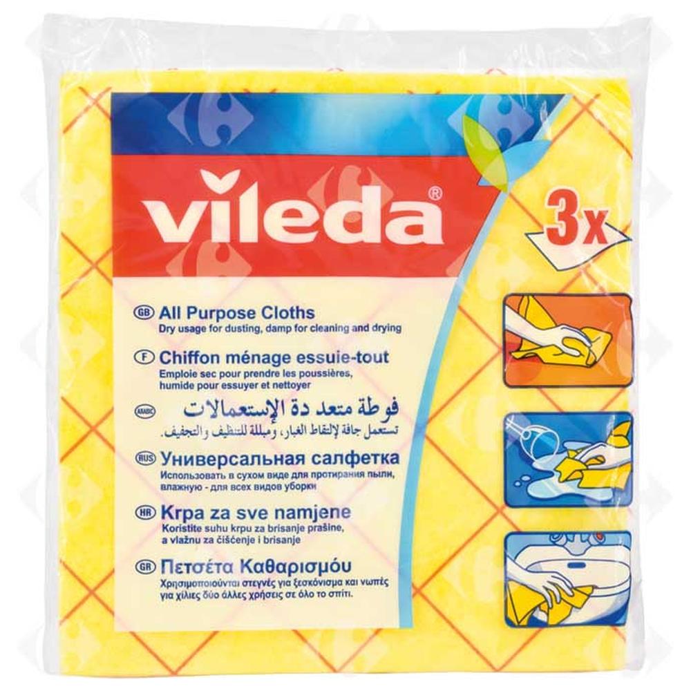 [5577] Chiffon Essuie Tout Vileda 3 pièces