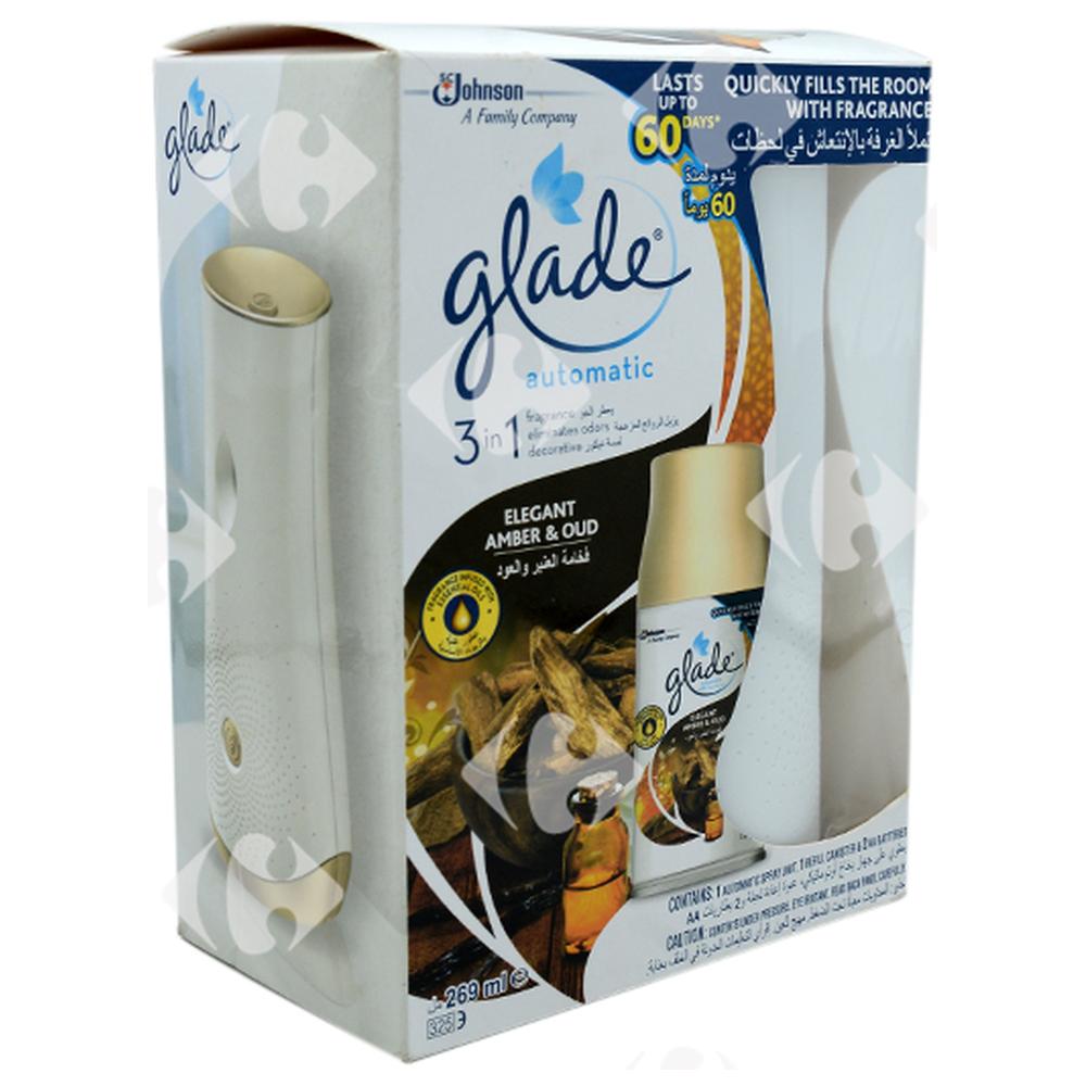 Spray Automatique avec Recharge Amber Oud Glade 269ml