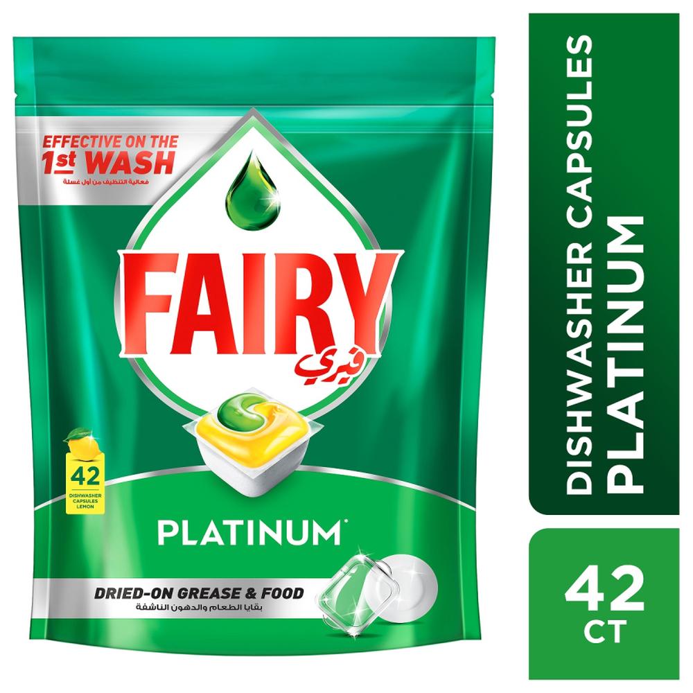 [658349] Pastilles Lave-vaisselle Tout-En-1 Plus Citron Fairy 42 unités