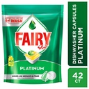 Pastilles Lave-vaisselle Tout-En-1 Plus Citron Fairy 42 unités