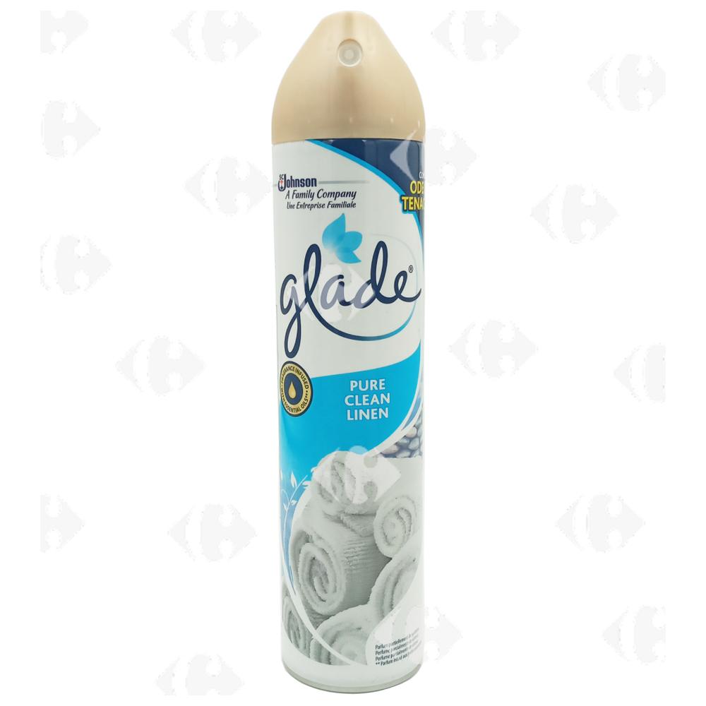 [690747] Désodorisant Aérosol Pure Clean Linen Glade 300ml.