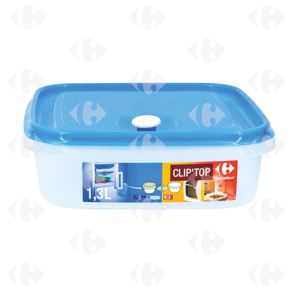 [194584] Boîte Alimentaire Carré Bleu 1.3L