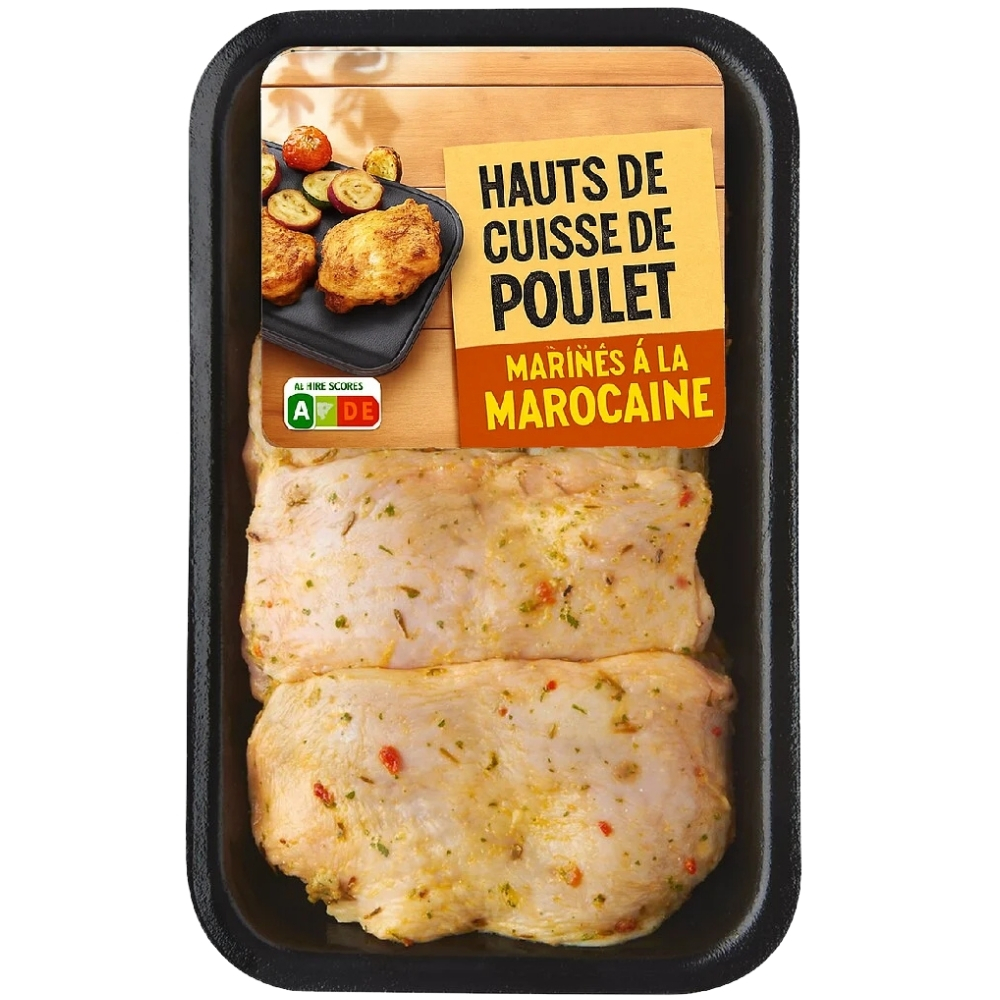 Haut de Cuisse de Poulet Marinés à la Marocaine 500g