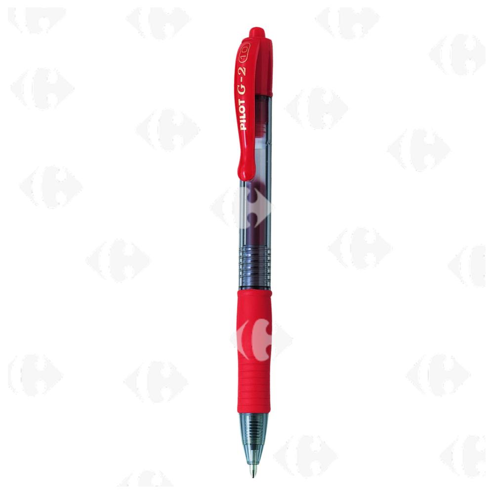 Stylo à Bille à Encre Rouge Gel G2 Pilot 0.7mm
