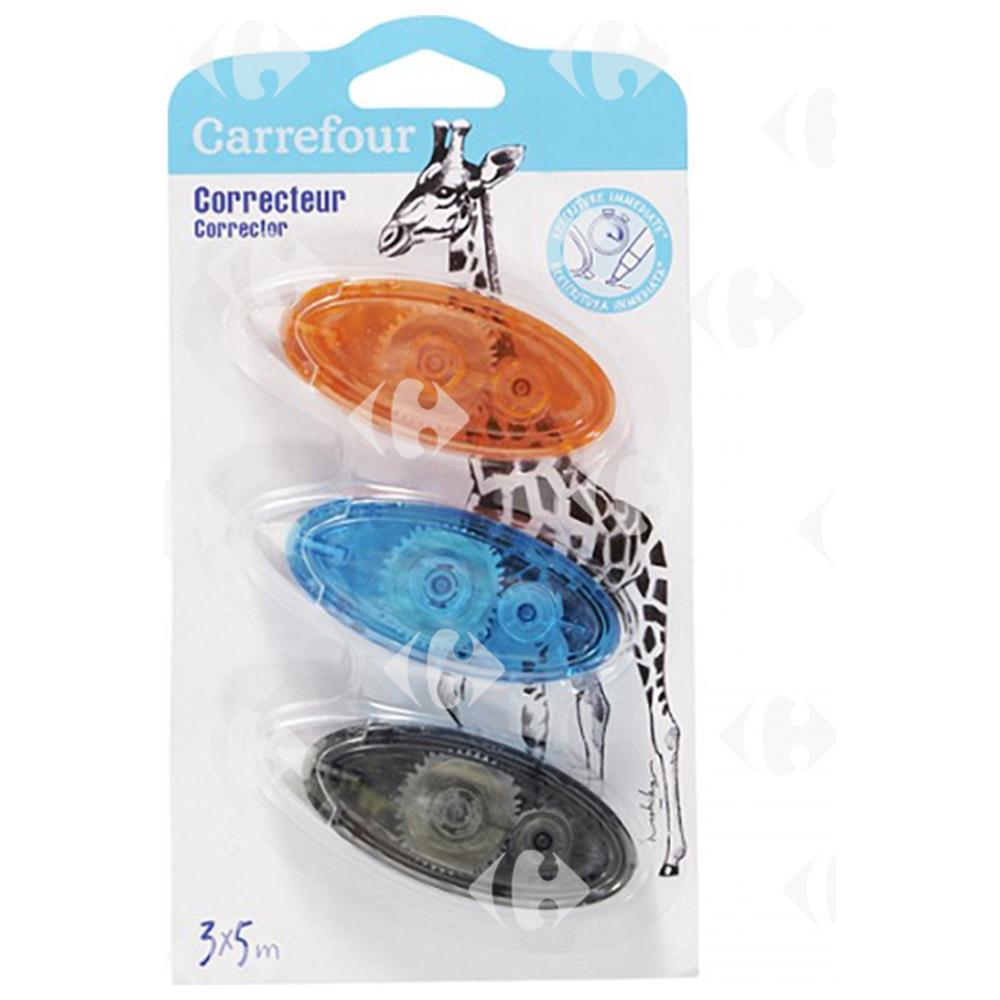 Lot de Souris Correctrices Carrefour 3 unités