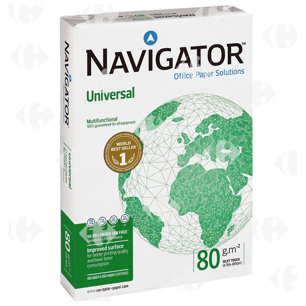Ramette Papier Navigator A4 80g 21x29,7cm 500 feuilles