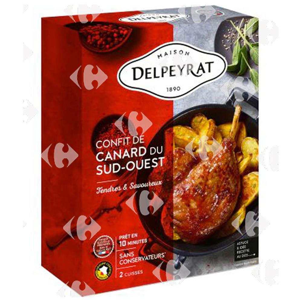 [692551] Manchons confits de Canard du Sud-Ouest Delpeyrat 550g