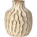 Vase Kasa en Céramique Blanc Texture 19cm