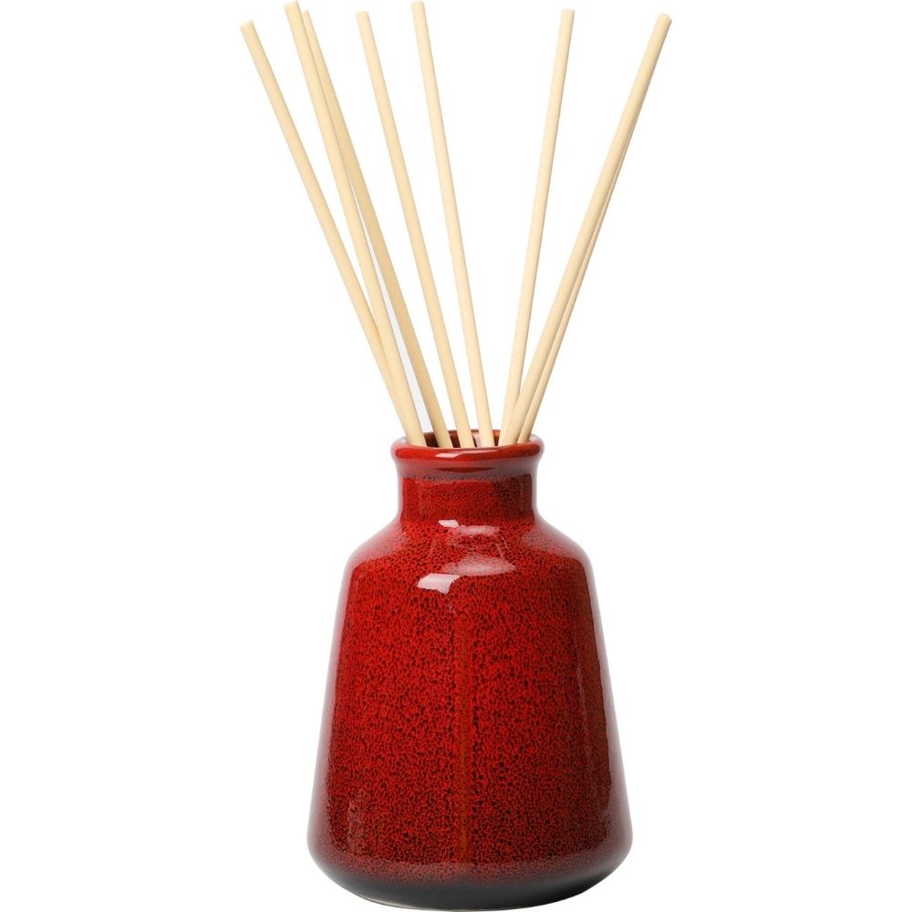 [730657] Diffuseur en Céramique Rouge Rose Veloutée Kasa 15cl